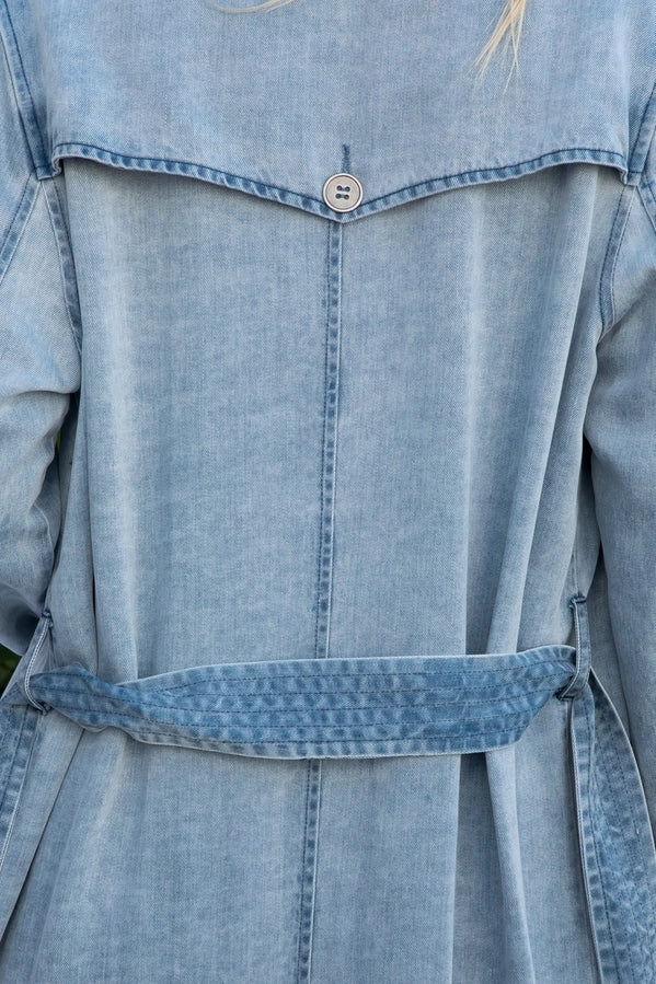 Ruth's Light Blue Trench Coat