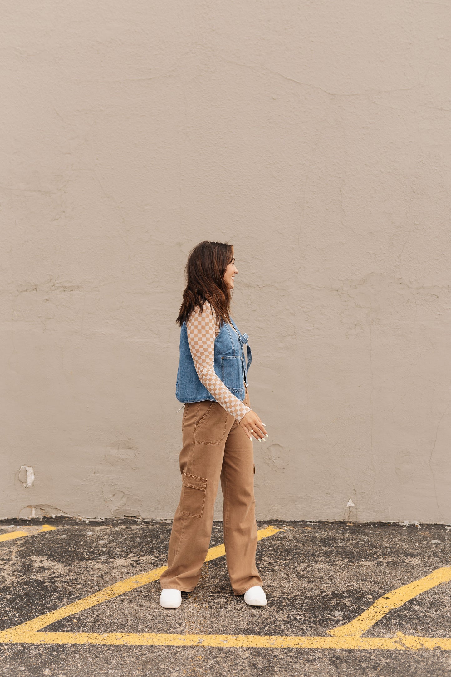 Flying Monkey High Rise Utility Cargo Wide Jeans