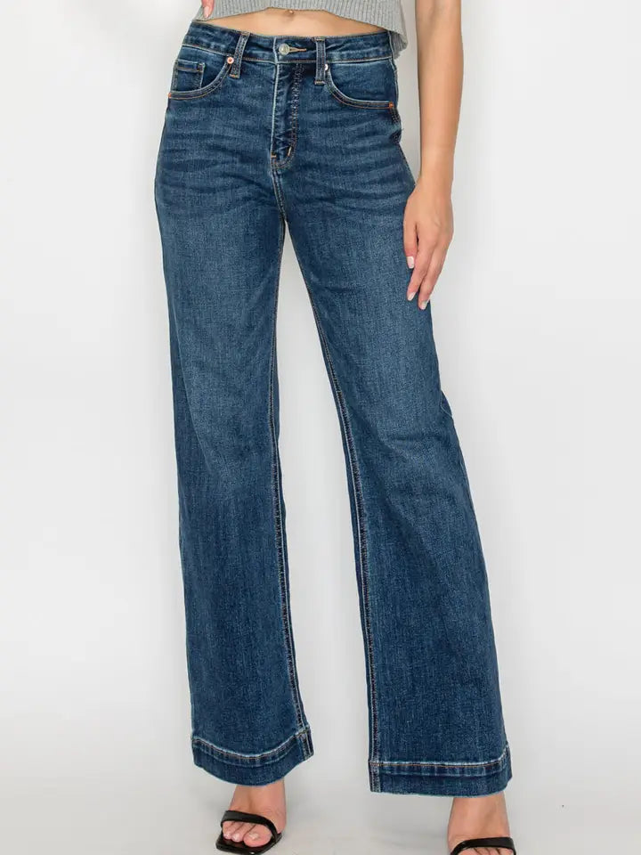 Tummy Control High Rise Relaxed Fit Jeans