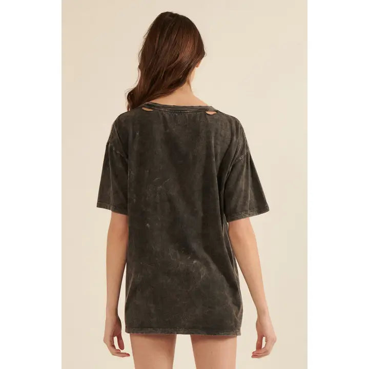 Def Leppard Pour Some Sugar Oversized Graphic Tee