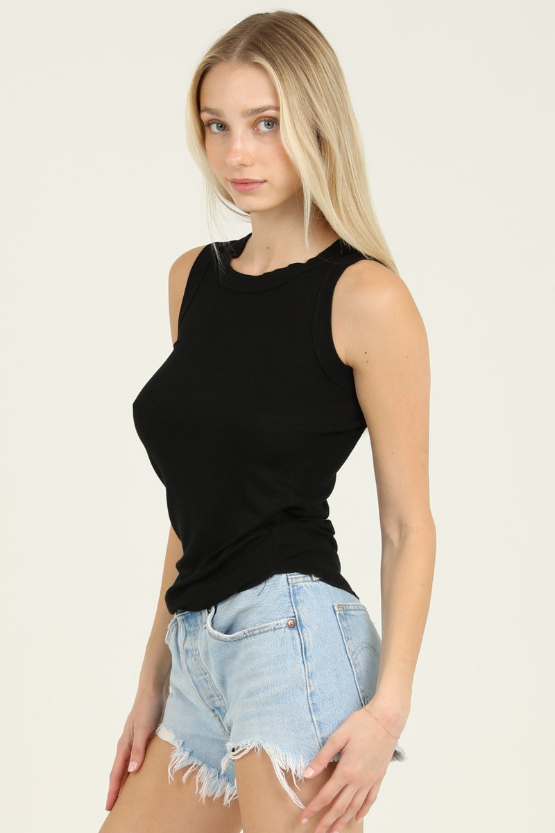 Kelly's Basic Rib Tank - Black