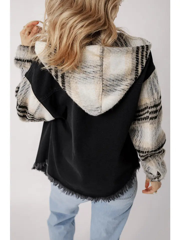 Black and Plaid Jacket