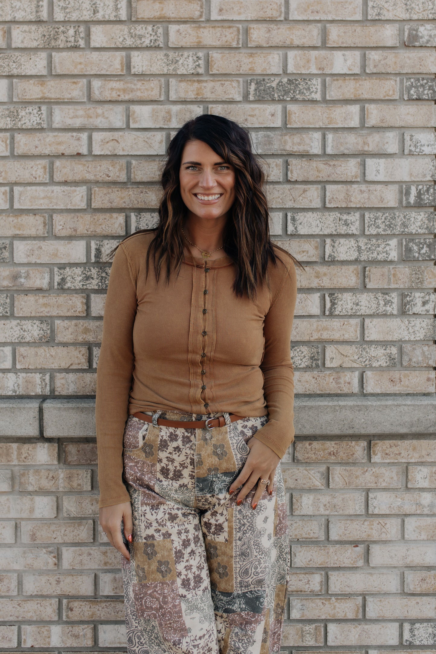 Boho Paisley Barrel Jeans