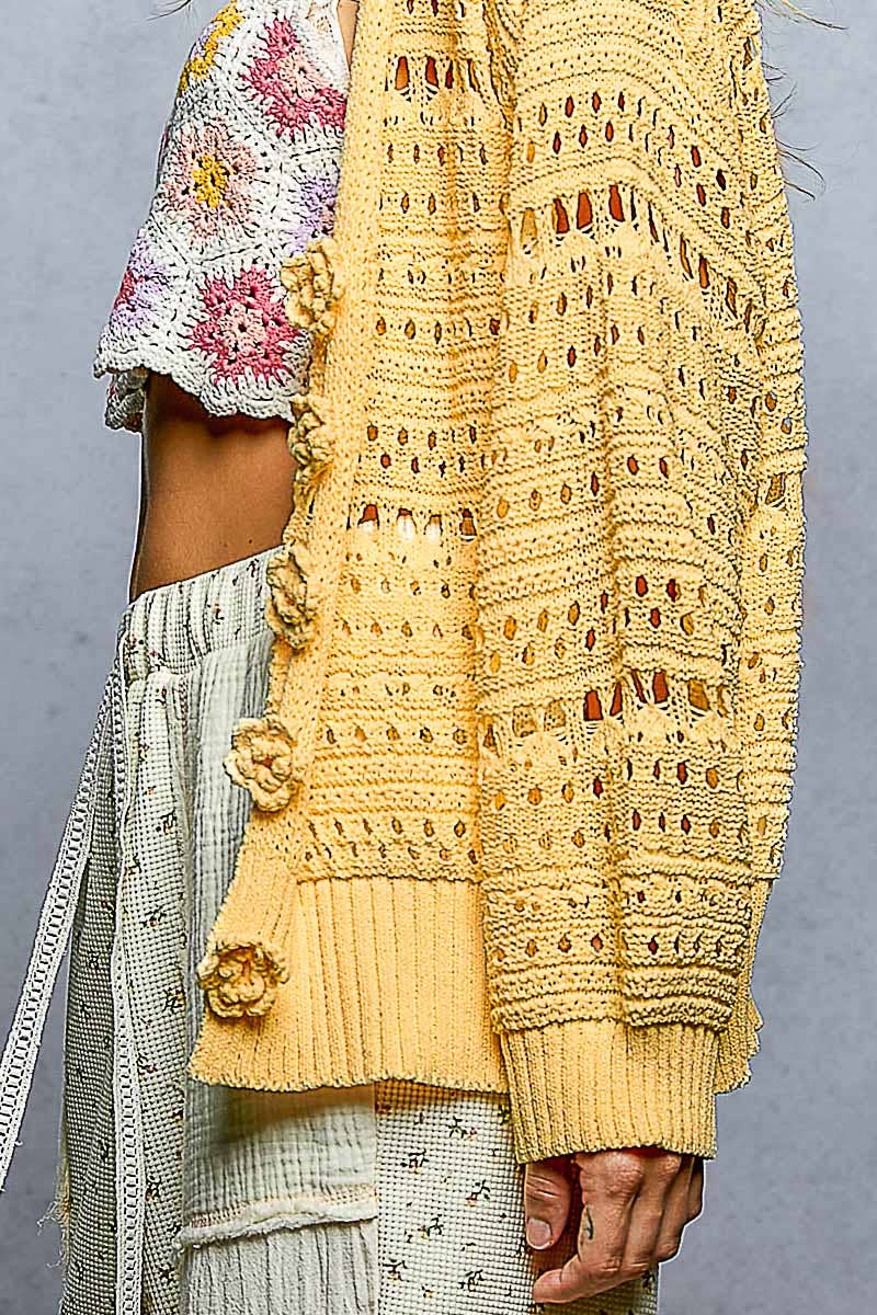 Bloom & Button Knit Cardigan