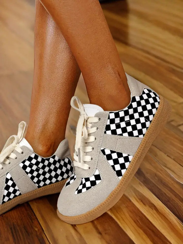 Checkered Sneakers