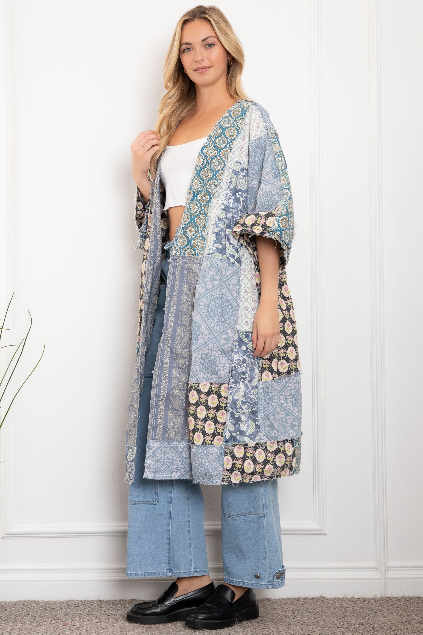 Boho Blues Duster