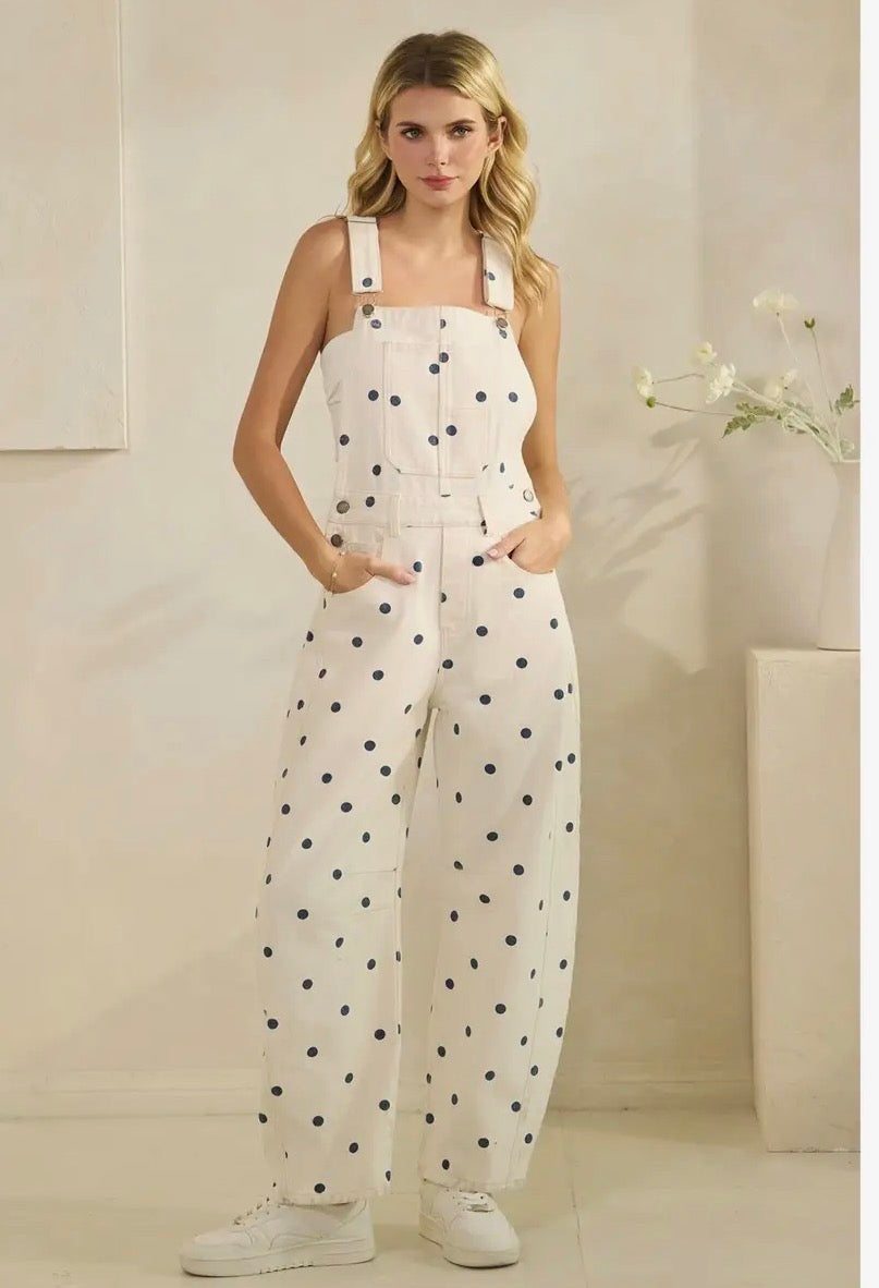 Polka Dot Overalls