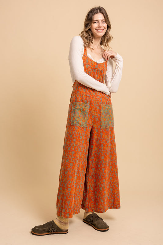 Autumn Floral Jumpsuit