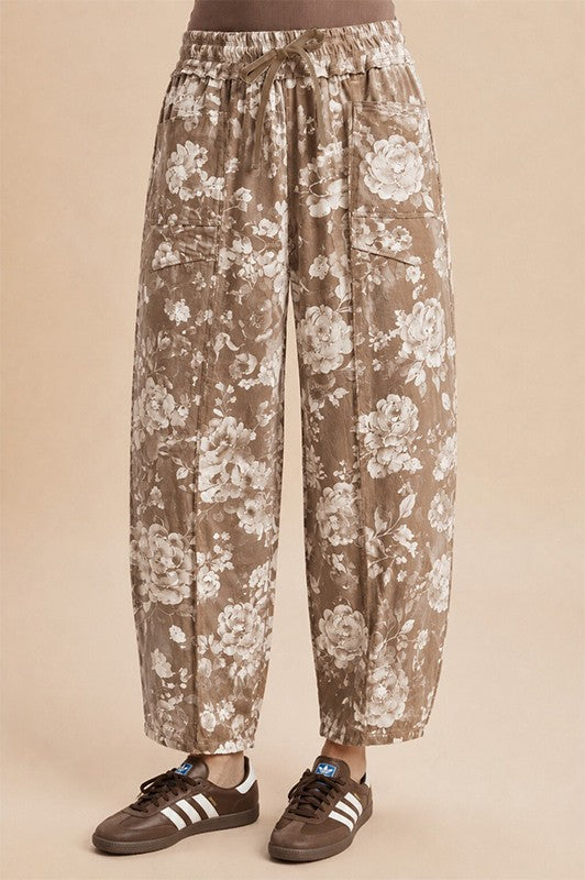 Mocha Floral Pant