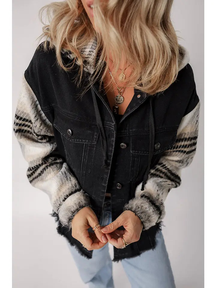 Black and Plaid Jacket