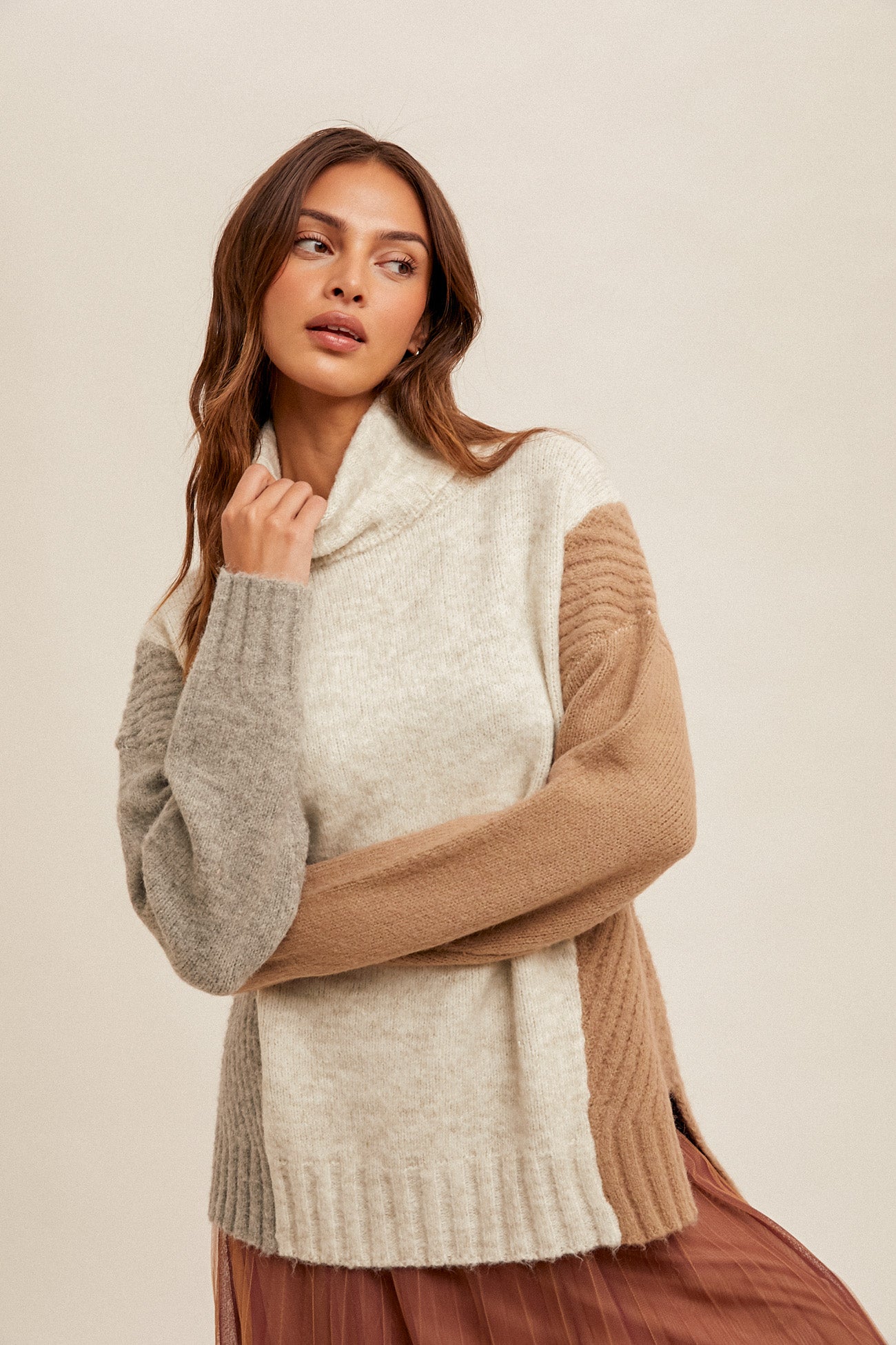 Urban Neutral Turtleneck