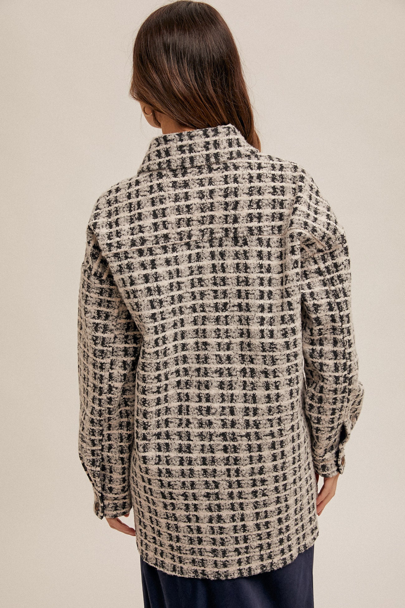 Black Checkered Jacket