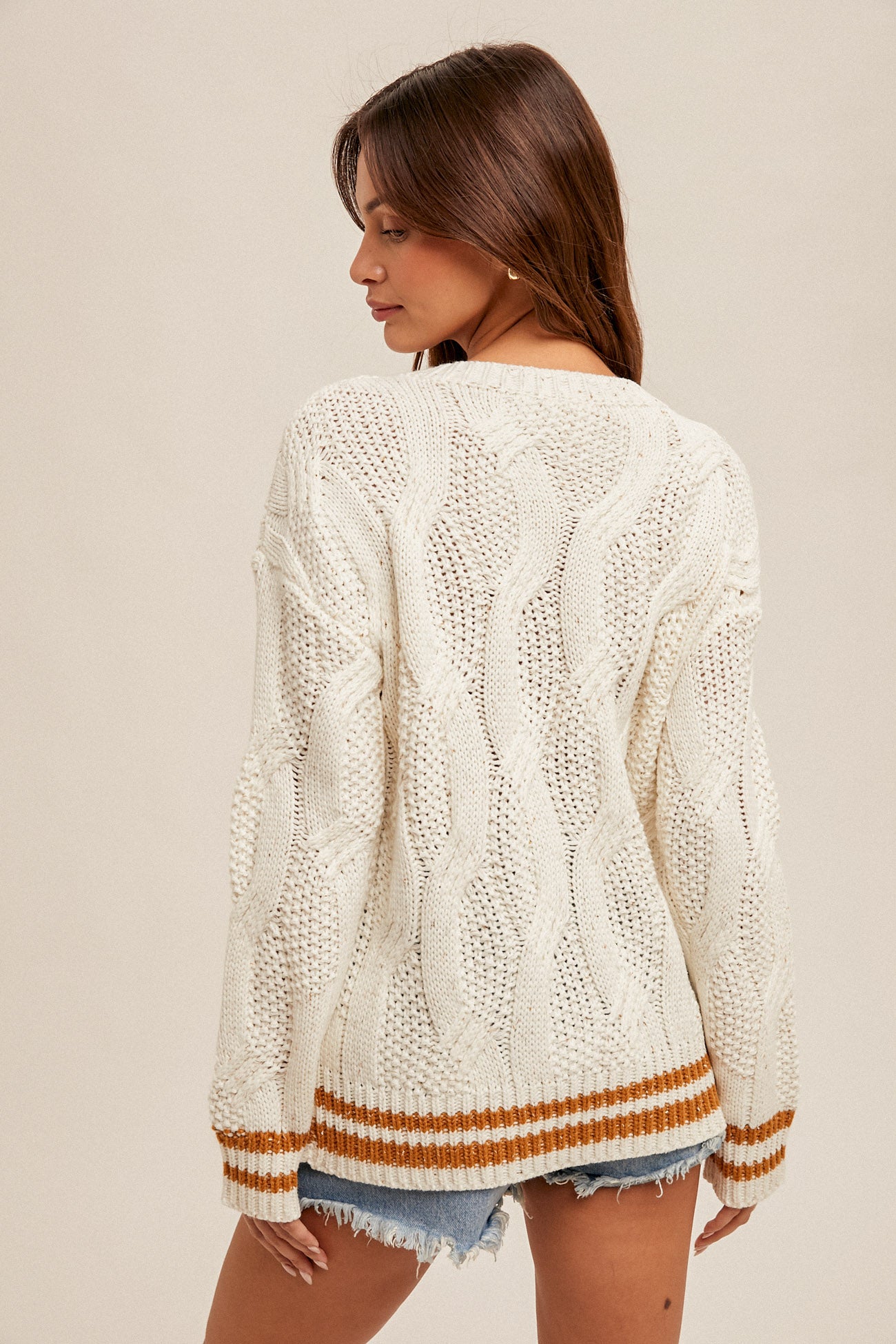 Heathered Oatmeal Sweater