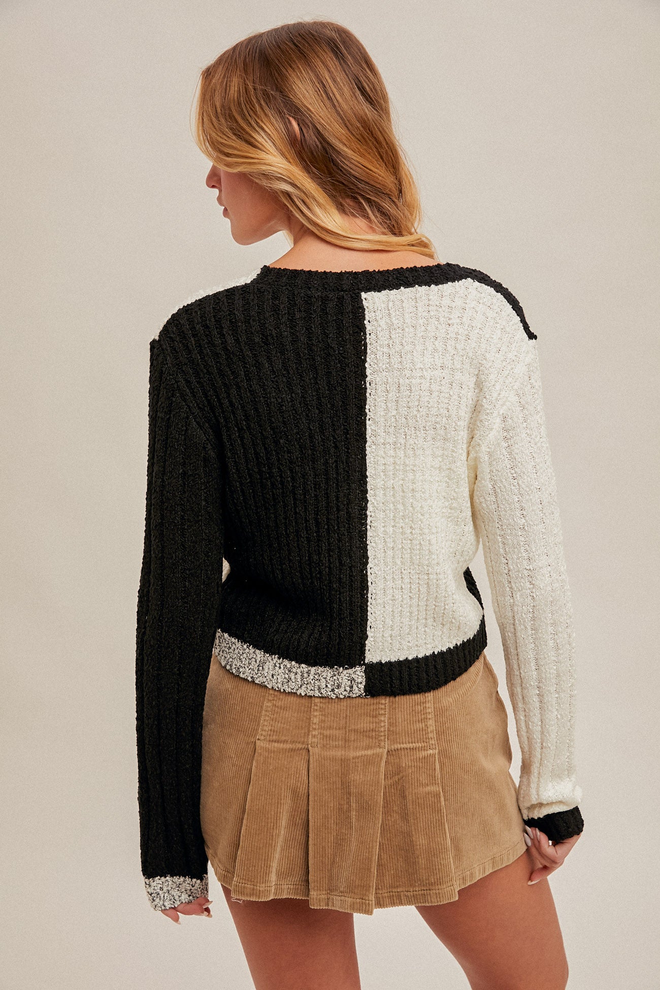 Black & White Color Block