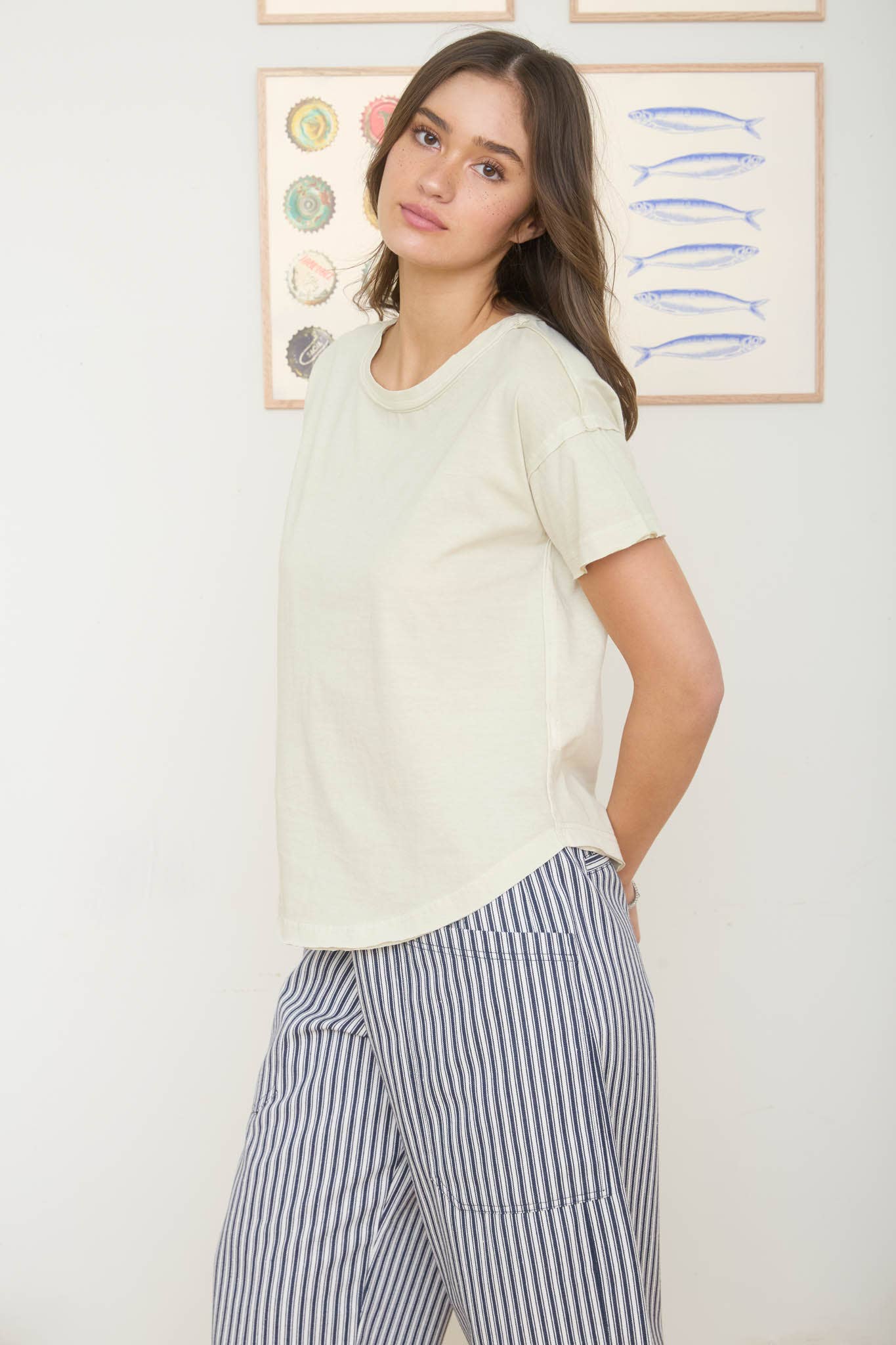 Soft Haze Top - Khaki