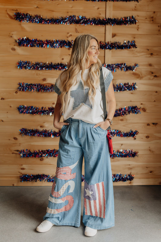 Vintage USA Patch Pant