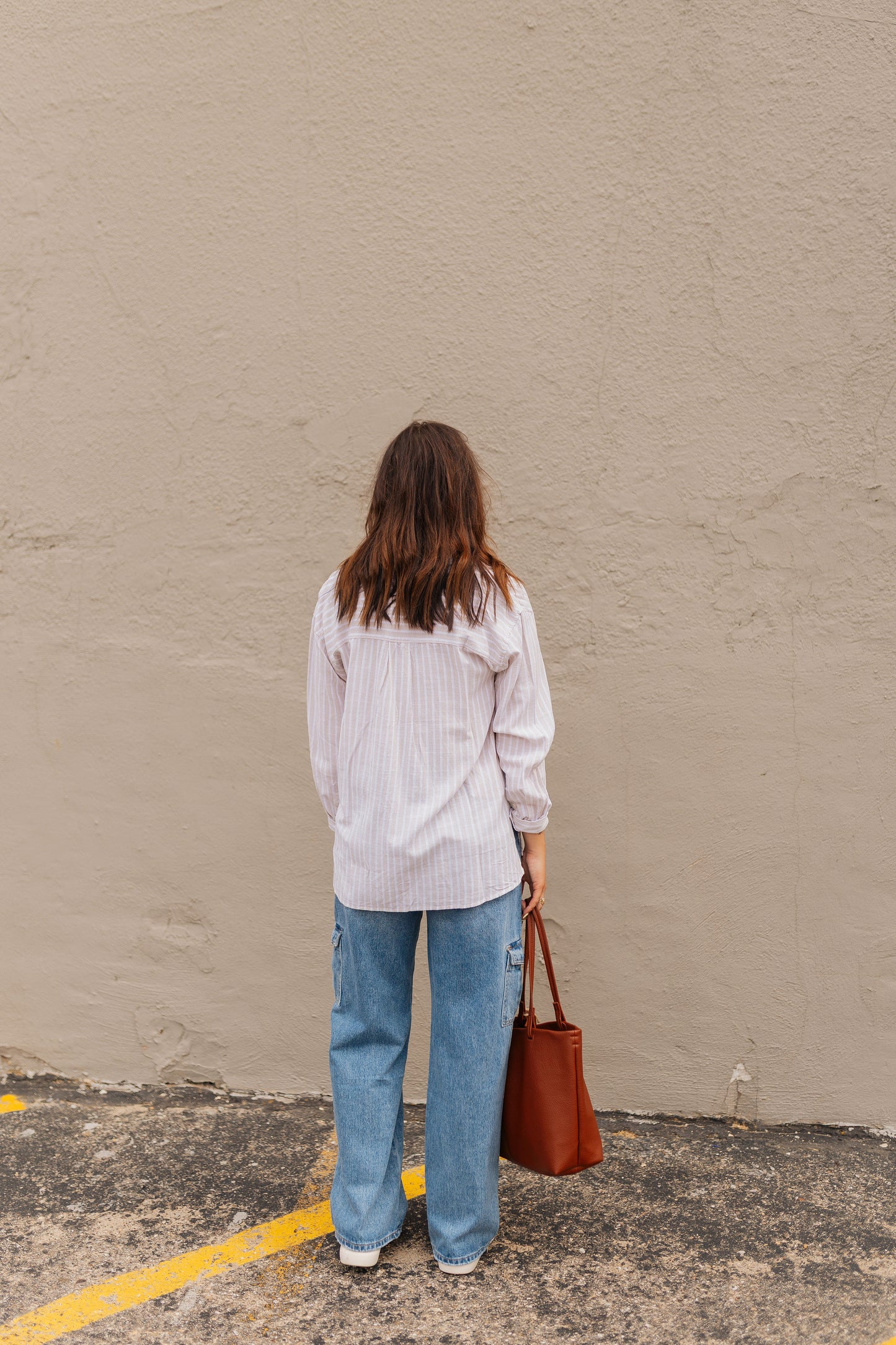 Paxton's Natural Stripe Button Down