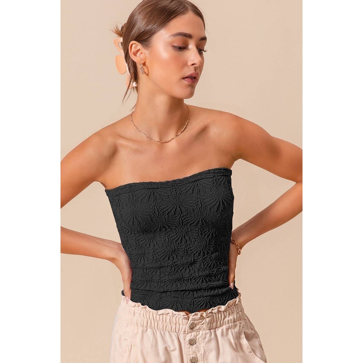 Heartbreaker Tube Top - Black