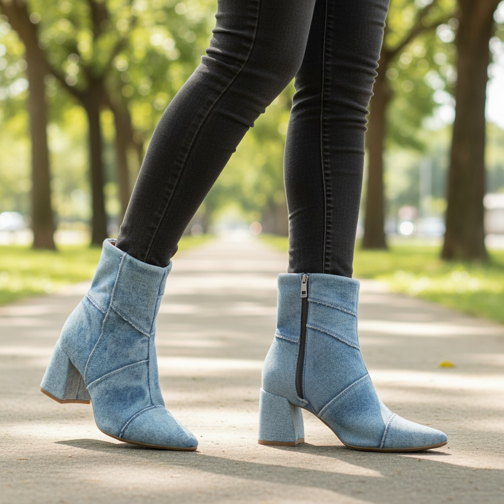 Denim Jean Boots