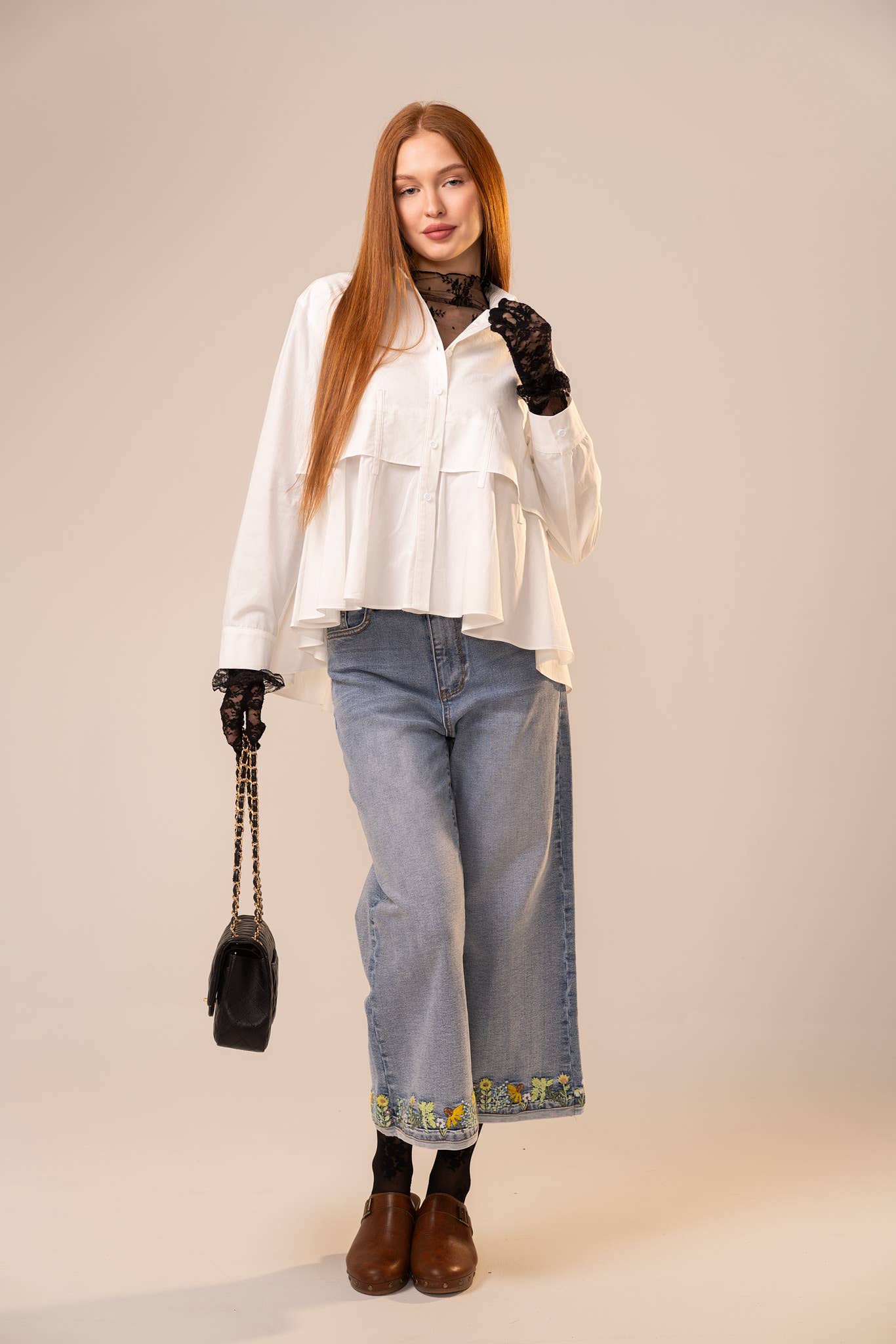 Spring Blooms Jeans