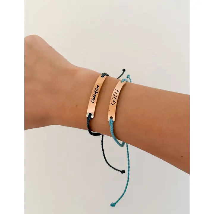 Blue highs and Lows Bracelet