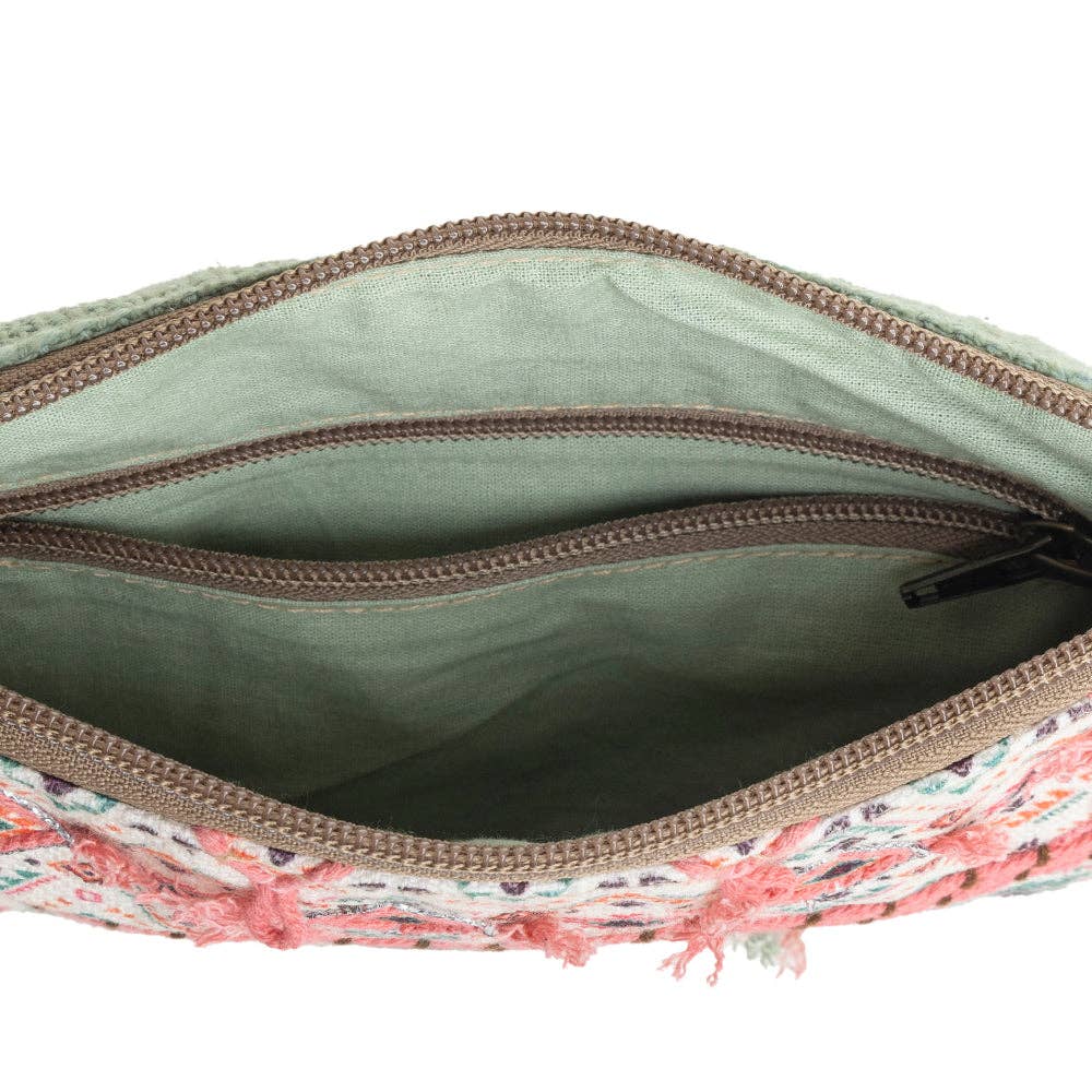 Spring Design Clutch Pouch