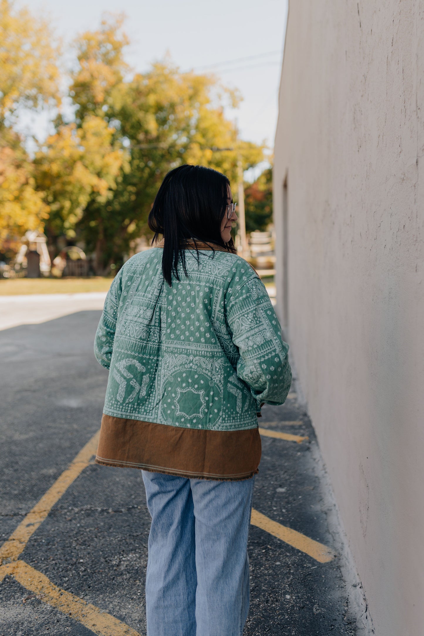Paisley Pattern Quilted Jacket