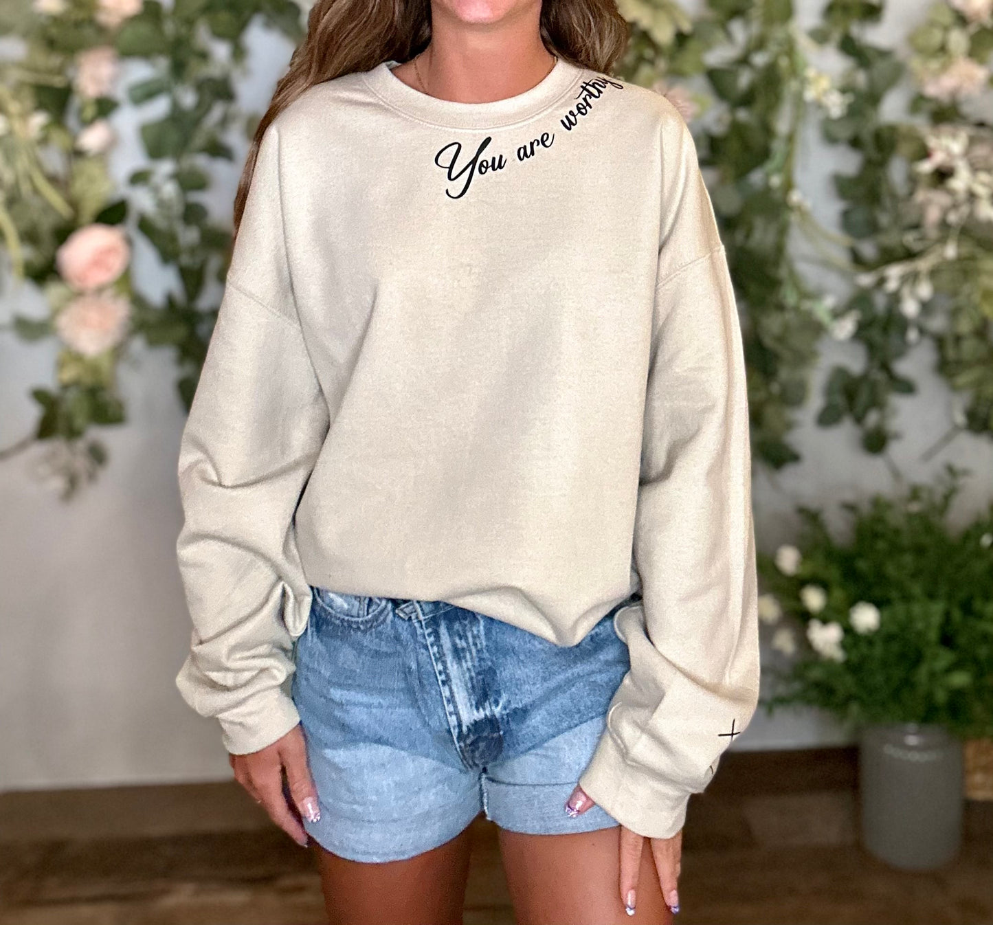 You Are Worthy Crewneck
