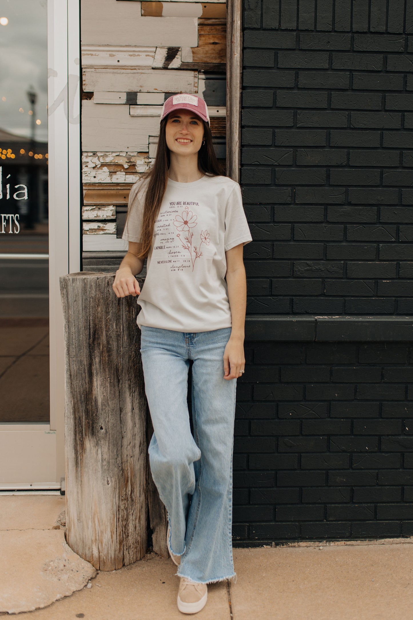 You Are Beautiful Victorious Enough Floral