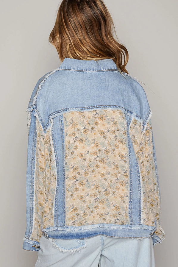 Floral Denim Jacket