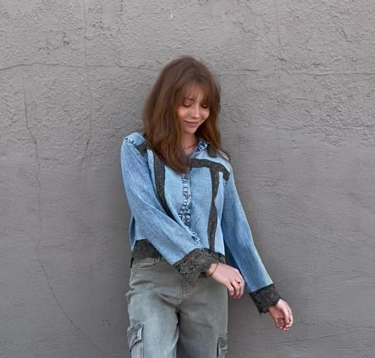 Denim and Lace Jacket