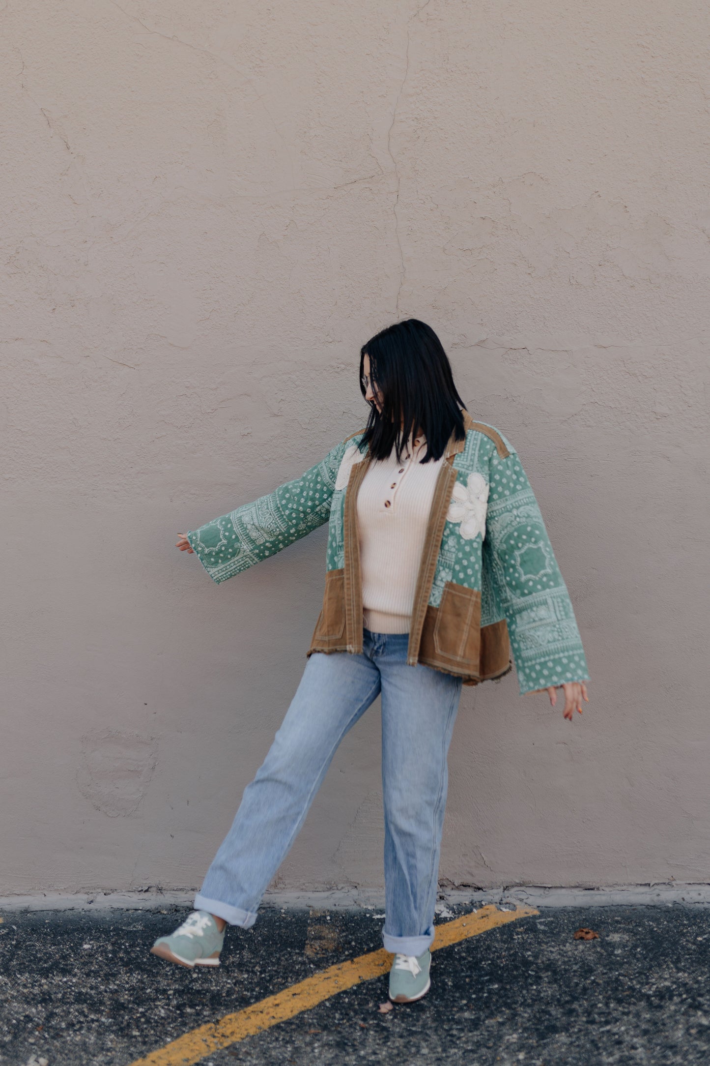 Paisley Pattern Quilted Jacket