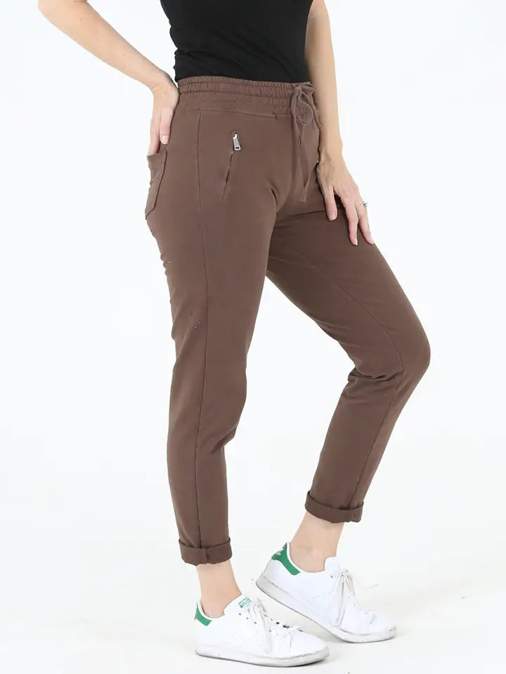 Magnolia Jogger - Cocoa Brown