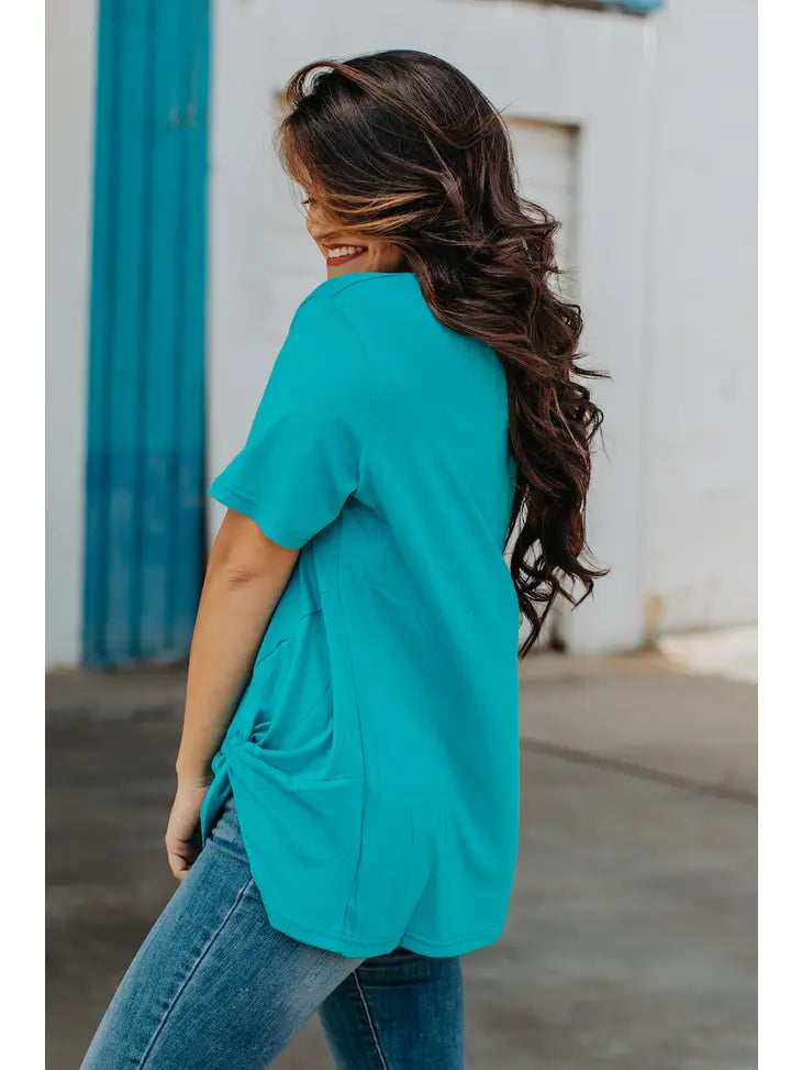 Caribbean Blue Top