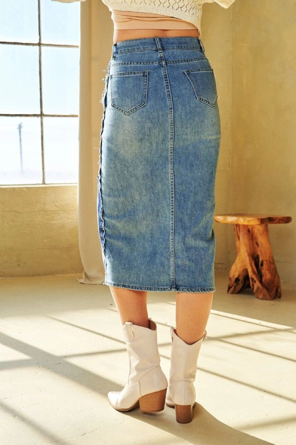Couper's Denim Skirt