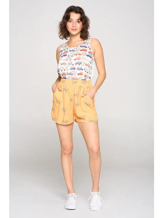 Mustard Bicycle Shorts