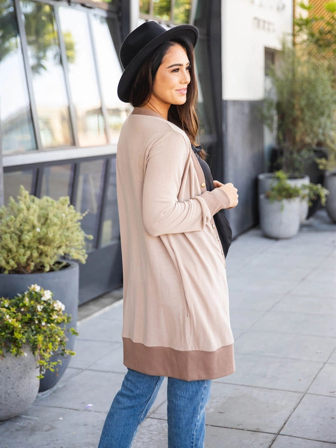 Mocha Brown Cardigan