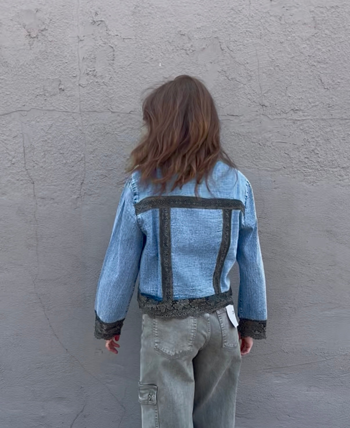 Denim and Lace Jacket