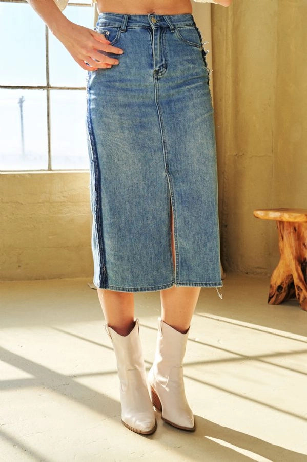 Couper's Denim Skirt