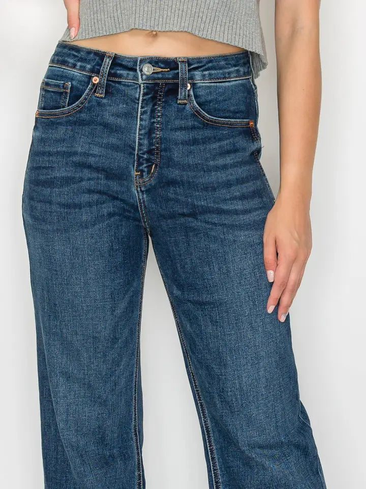 Tummy Control High Rise Relaxed Fit Jeans