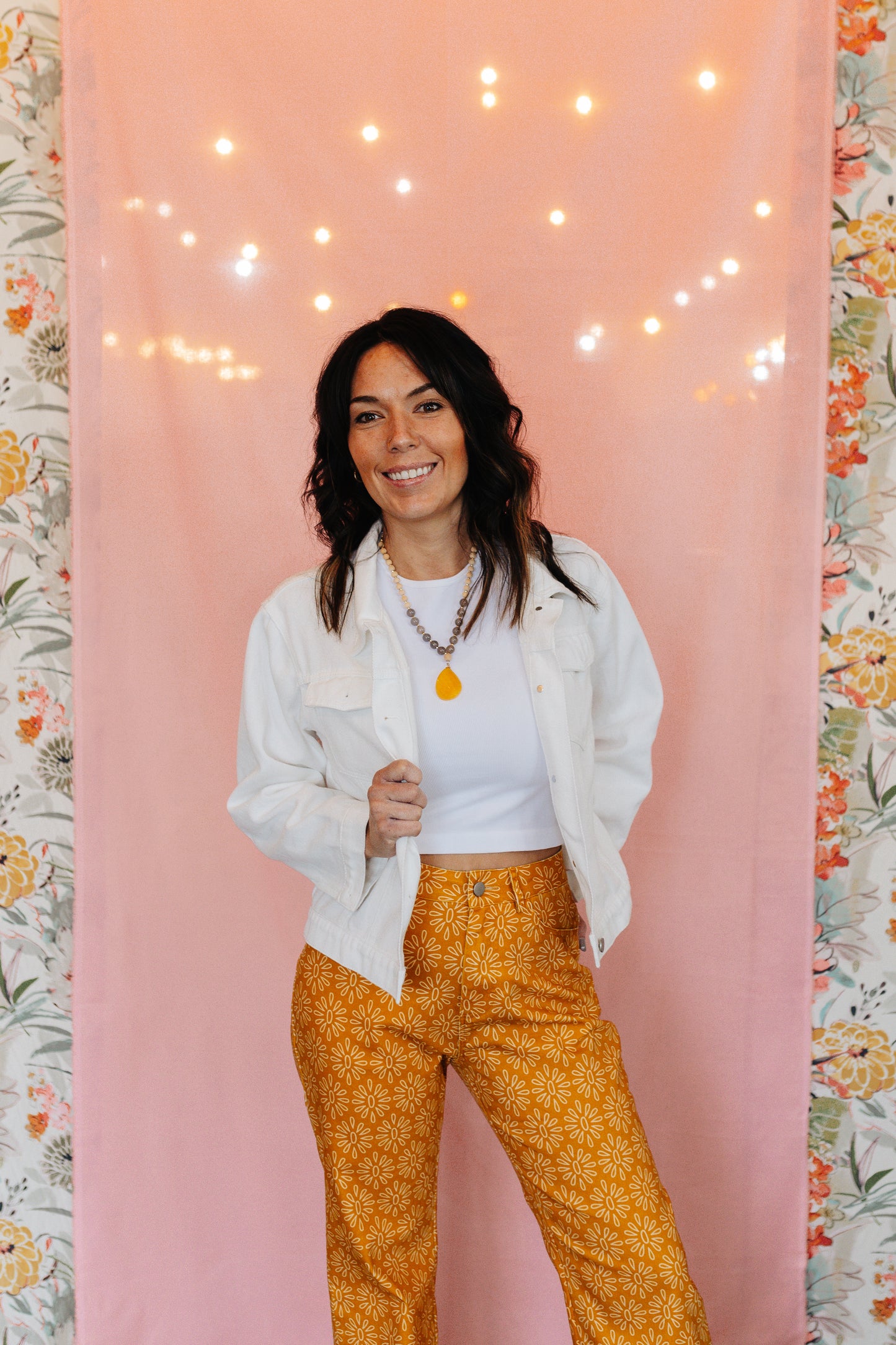 White Denim Jacket