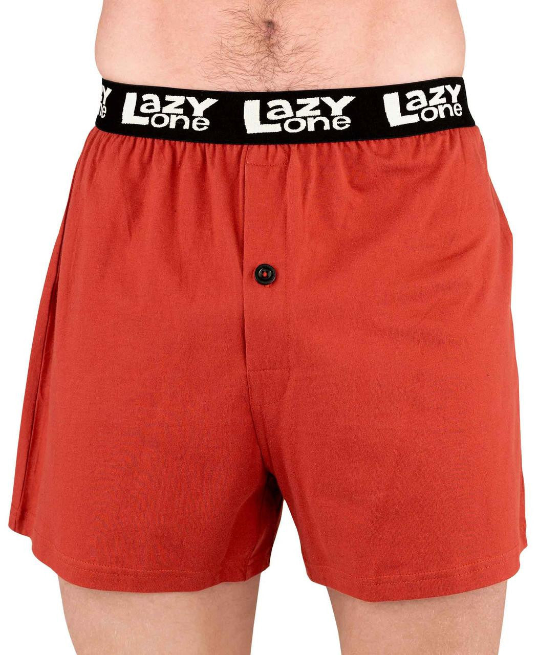 Pull My Finger Red Boxer