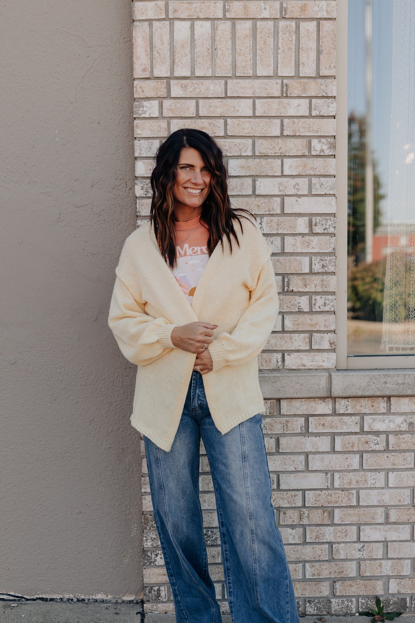 Honeycomb Knit Cardigan