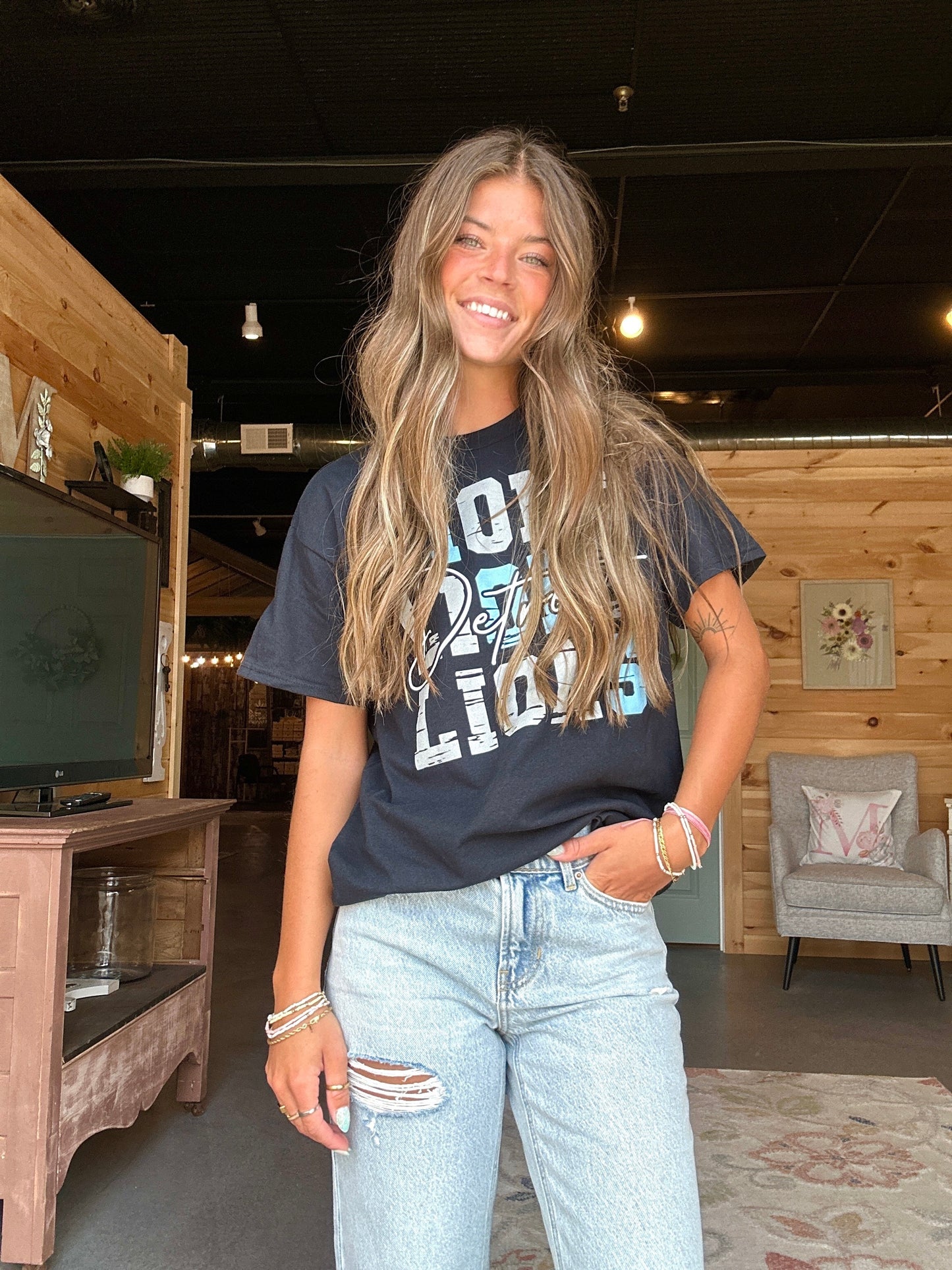 Lions Black T-Shirt