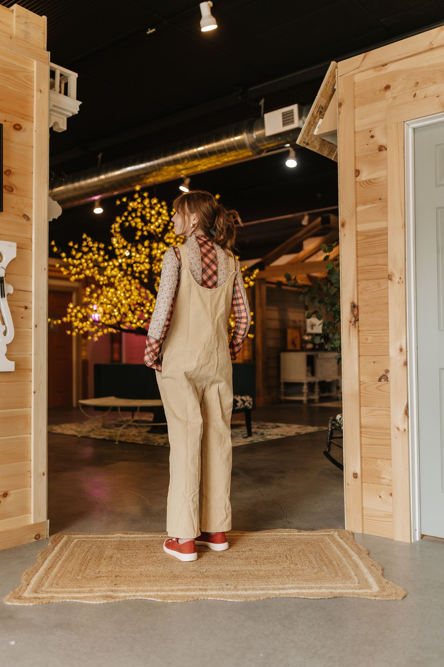 Oatmeal Overall Jumpsuit