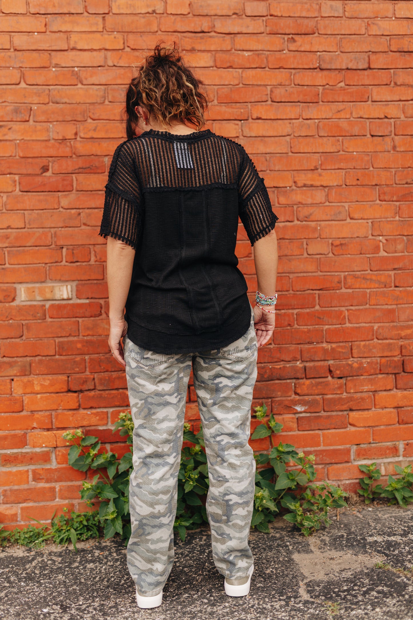Distressed Camo Pant