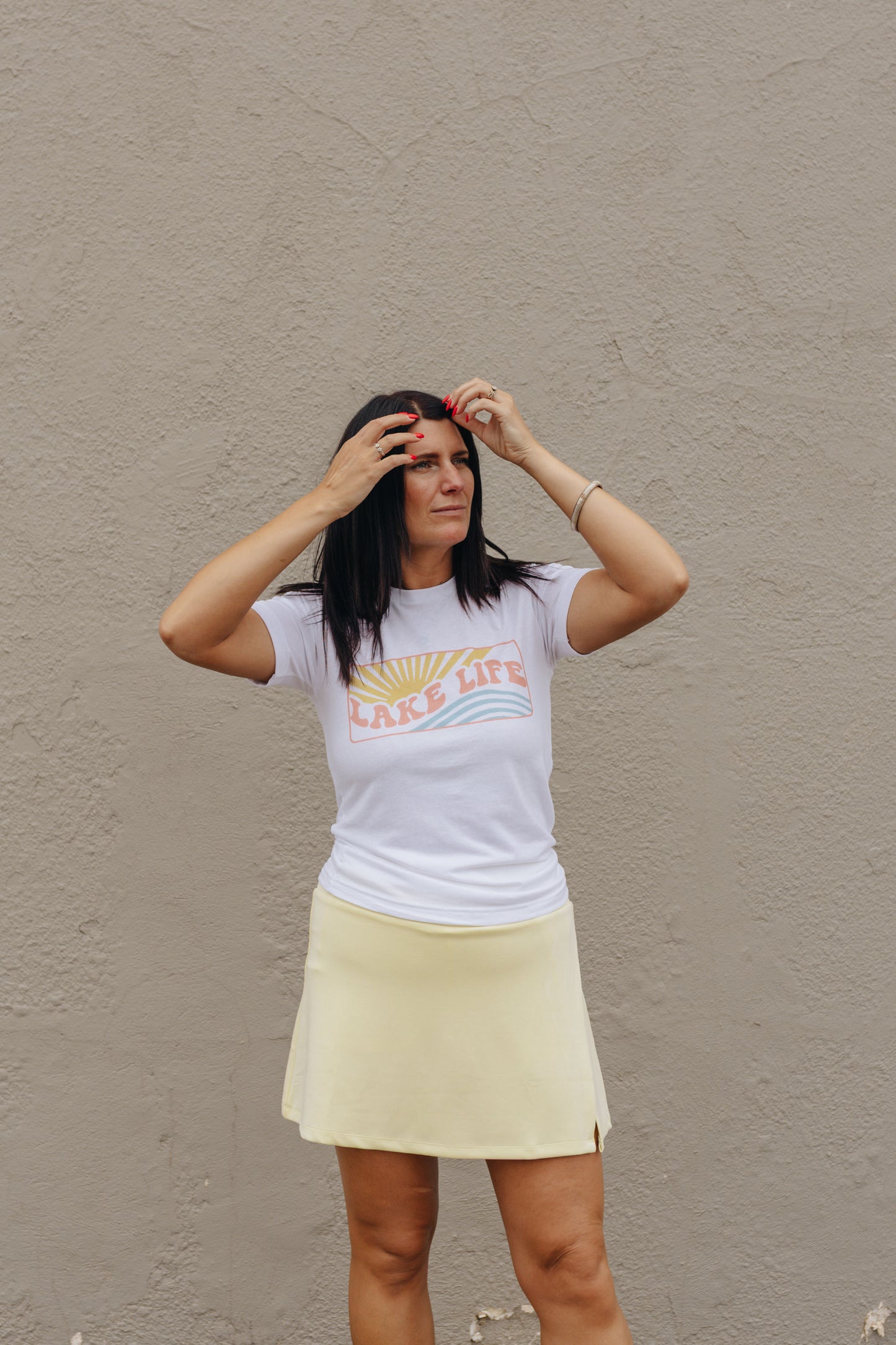 Lemon Cream Skort