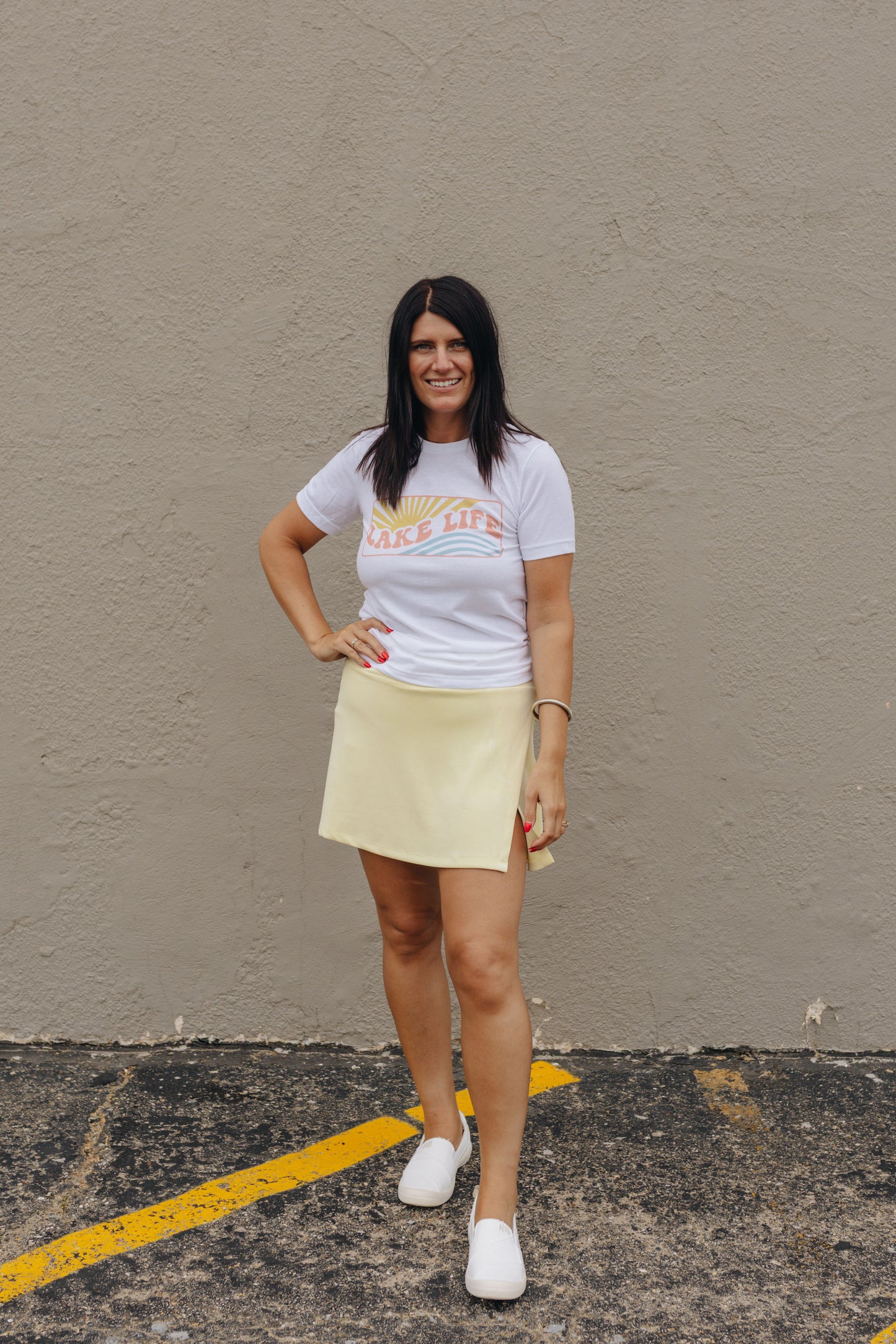 Lemon Cream Skort