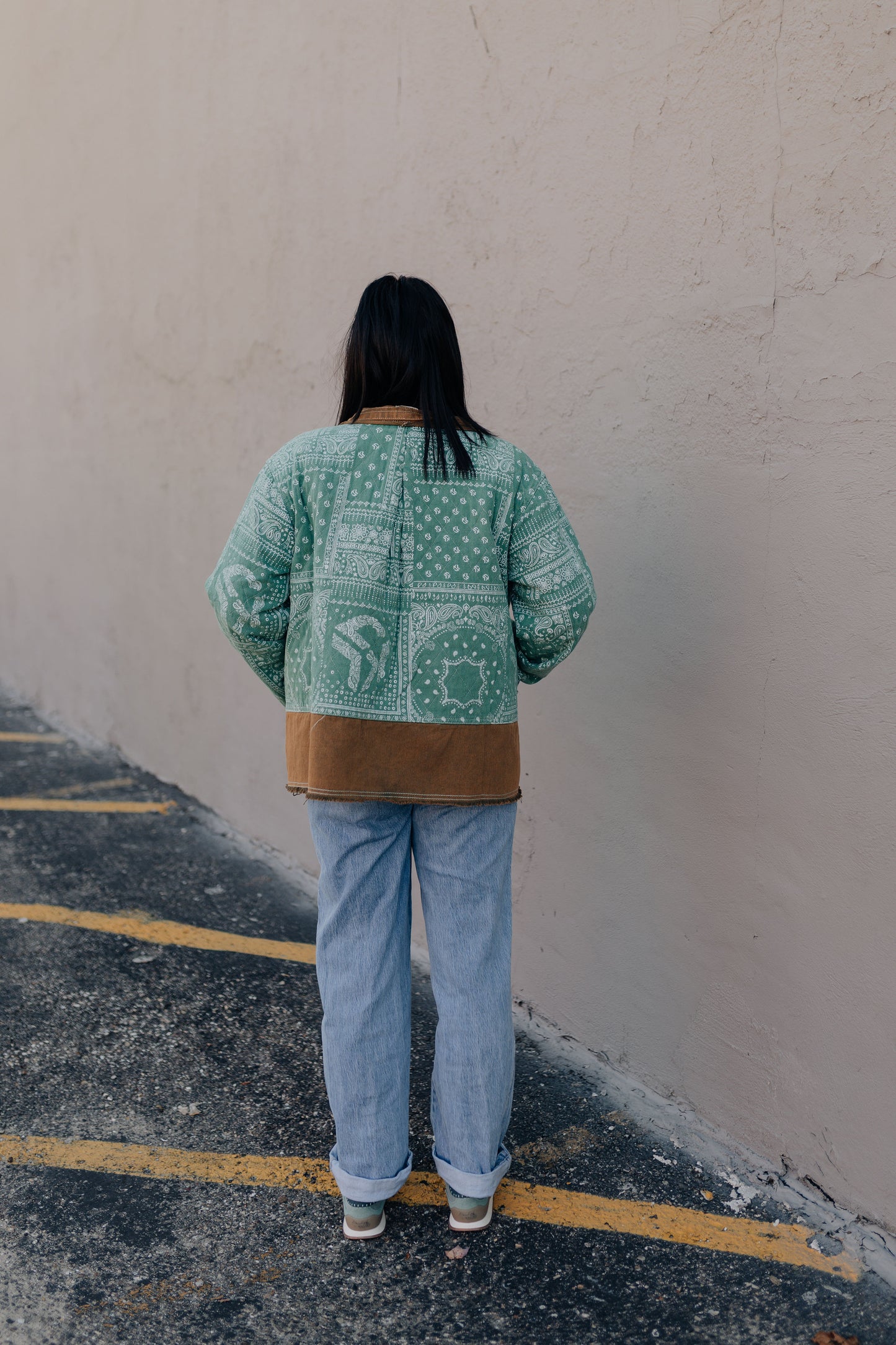 Paisley Pattern Quilted Jacket