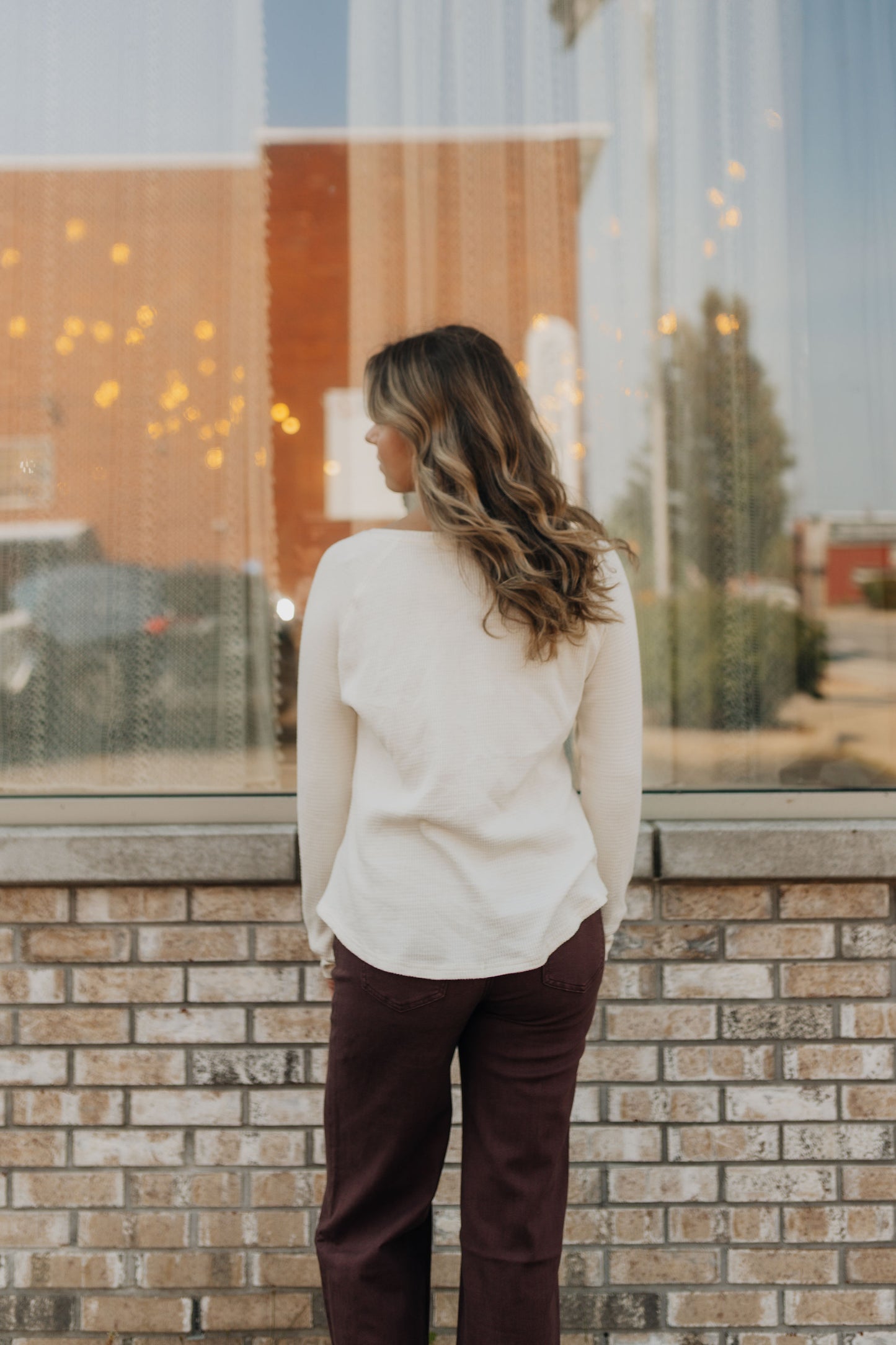 Oatmeal Knit Top